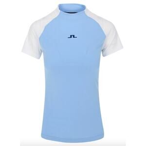 NWT J. Lindeberg Gia Golf Top, Summer Blue, Large